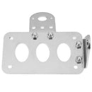 Motorcycle Side Mounted Aluminum Alloy Tail Light Bracket License Plate Bra