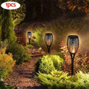 LED Solar Flame Light Outdoor Garden Courtyard Lawn Lamp Torch Light D6M5