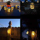 Solar Mason Jar Light Retro Lamp String Garden Decor with Handle (20LED)