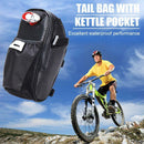 Portable Waterproof Bicycle Rear Seat Saddle Bag with Water Bottle Pocket