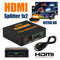 HDMI Switch 4k, 2-to-1 HDMI Switcher, HDMI splitter, Supports 4K, Full HD1080p,