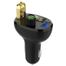 Bluetooth FM Transmitter Quick Charger 3.0 Car MP3 Audio Music Player Dual  Z6L2