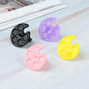 Minicart Nail Art Palette Plastic Drawing Tray Mini Finger Ring Pigment Hol