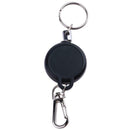 Outdoor Survival EDC Steel Wire Rope Recoil Ring Retractable Pull Key Chain