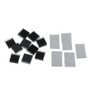 10 Pieces Aluminum Radiator Heatsink  Sink Pad Replacement 14x14x6mm
