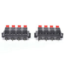 2Pcs 12 Terminal 12 Position Spring Loaded Push Speaker Socket Connector Boar BX