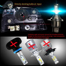 TXVSO8 2pcs M4 H4 LED Bulbs Bi-Xenon Hi/Lo 110W 26000LM Headlight Conversio