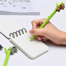3pcs Cute bear Gel Pen Green Branch Black Ink Pens 0.5mm Kids Writing Gifts  ME