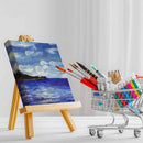 15Pcs Artists 5 Inch Mini Easel +3 Inch X3 Inch Mini Canvas Set Painting Cr
