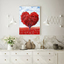 Red Heart Tree Diamond Painting 5D DIY Full Round Drill Picture Love Decor