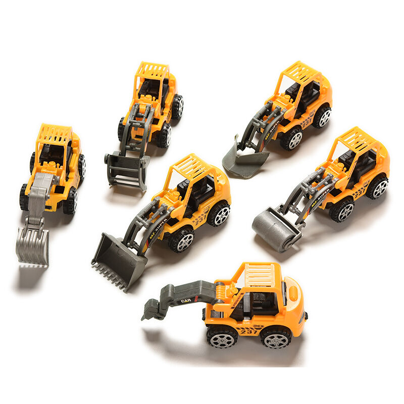 6 Styles Mini Machine Transport Car Kids Collection Gift Assembling Toys P FT