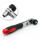 Mini Rapid Ratchet Wrench 1/4 inch Screwdriver Rod Quick Socket Wrench Tool H8I1