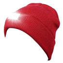 2pcs Soft LED Beanie Camping Cotton Knitted Hat Women Men Fishing Head Warmer