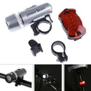 Waterproof 5 Led Lamp Bike Bicycle Front Head Light+Rear Safety Flashlight Se BX