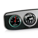 Car Thermometer Hygrometer Digital clock For Dashboard Ornament Automobile Q6J1