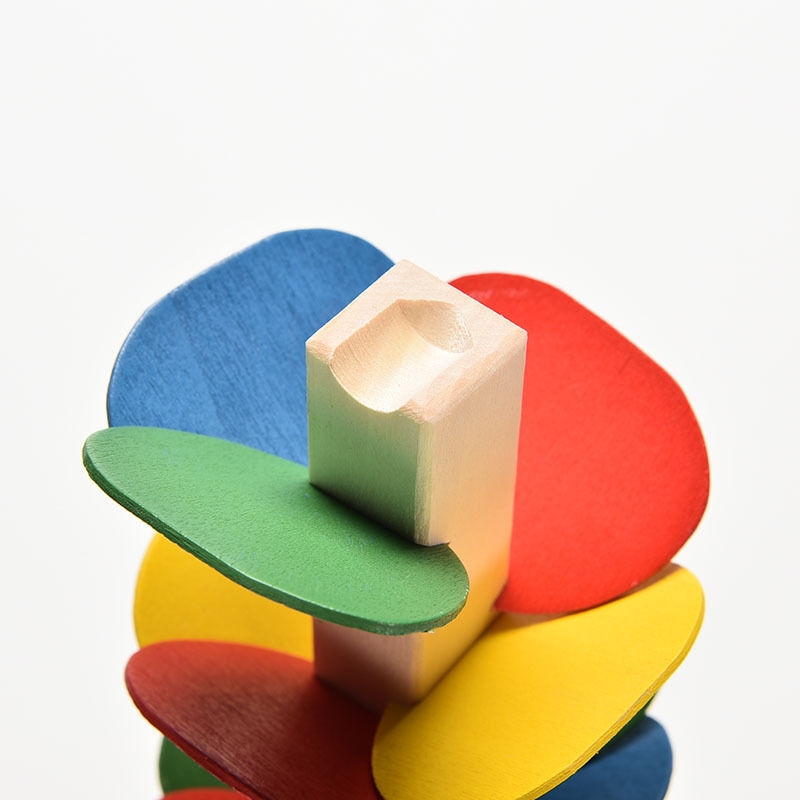 Wooden Tree Ball Run Track Play Game Supplies Kids Intelligence Educational gift