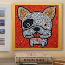 5D DIY Full Drill Special Shape Diamond Painting Dog Cross Stitch Embroider