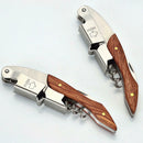 3 in 1 Wine Bottle Opener Rosewood Handle Professional Corkscrew Foil Cutter