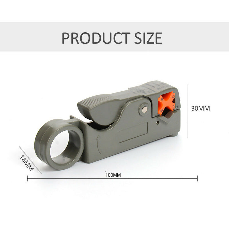 1pc Universal Cable Stripper For RG59/RG6/RG11 Coaxial Wire Coax Stripping Tool