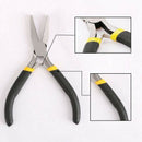 8PCs Mini Pliers Set, Long Nose with Teeth, Flat Jaw, Round Curve Needle Di Z3R9