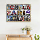Home Bedroom Canvas Picture Mosaic Full Round Cities Diamond Painting Kits
