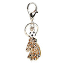 Personalized Football Gloves Key Chain Metal KeyChain Women Bag Charms Car  P8J2
