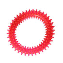 Non-toxic Rubber Pet Dog Puppy Dental Teeth Healthy Chew Biting Ring Play TEUS