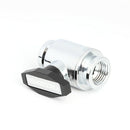 G1/4 Thread Vent Valve Water Ball Valve for PC Water Cooling System (Black) A