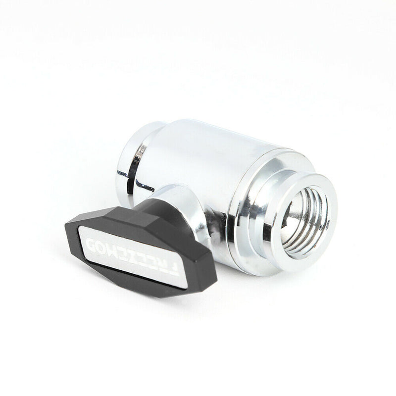 G1/4 Thread Vent Valve Water Ball Valve for PC Water Cooling System (Black) A