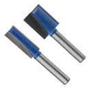 2pcs 1/4 Shank Straight Flush Trim Router Bits Woodworking Cutting Tools,