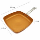 Non-Stick Copper Frying Pan With Ceramic Coating And Induction Cooking,Oven K8E5