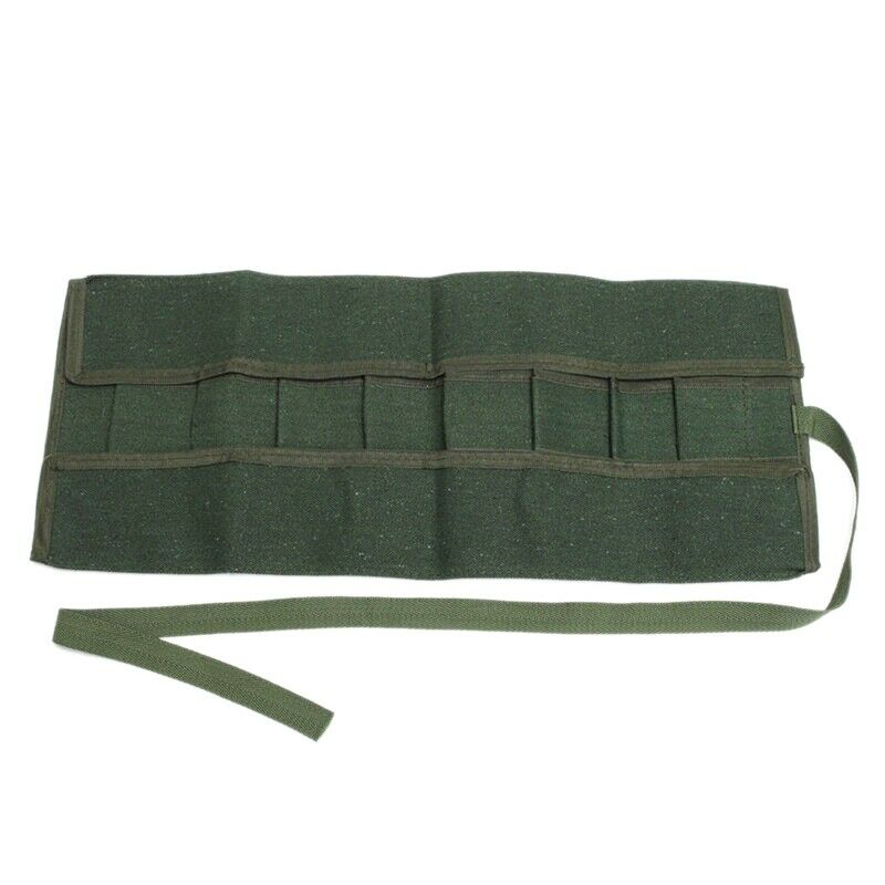 1X(600x430Mm Japanese Bonsai Tools Storage Package Roll Bag Canvas Tool Set