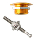 30mm Car Push Button Bonnet Pin Aluminum Hood Pins Quick Release Golden