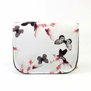 Women Shoulder Bags Butterfly Flower Printing Handbag Shoulder Tote Messeng Q4S3