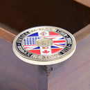 1pc Commemorative Acrylic Coin gift Normandy 70th Anniversary hot