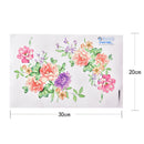 Peony Flowers Luxury Wall Stickers Art Home Decor PVC Removable Vinyl Deca3Cc