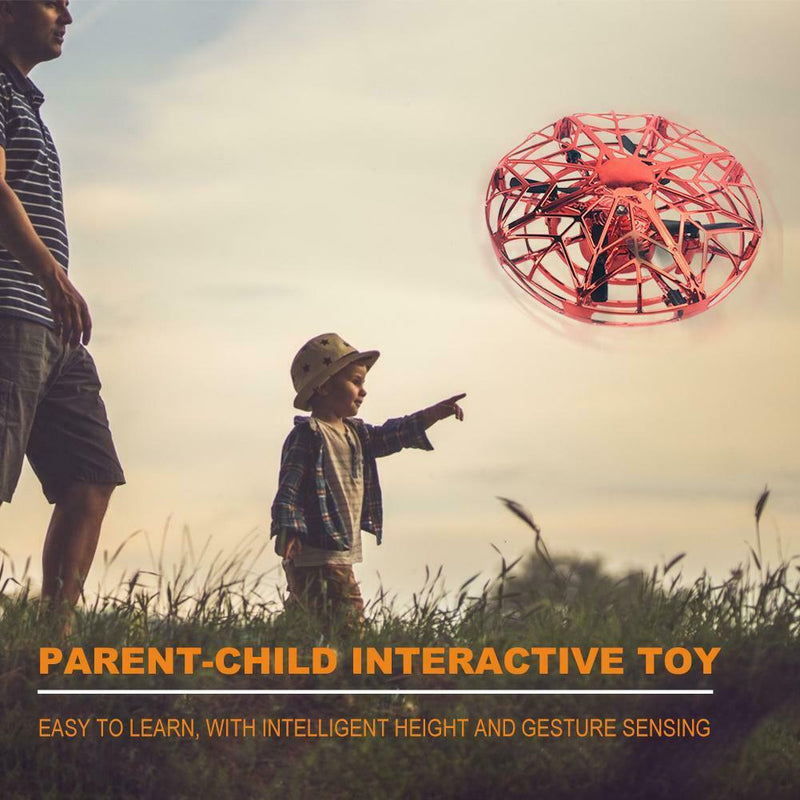 Aircraft Automatic Induction Sensor Flying Saucer Drone with Water Drop Remote