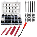 456Pcs Car Retainer Clips Plastic Fasteners Kit-Auto Push Pin Rivets Fasten E7M8