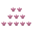 10pcs Crown Hair Clips Children Girls Claw Barrettes Mini Jaw Hairpin (09) A