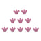 10pcs Crown Hair Clips Children Girls Claw Barrettes Mini Jaw Hairpin (09) A