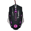 K1015 Usb Wired Mouse 7 Buttons 4 Colors Led 4000 Dpi Adjustable Optical Ga J4Y6
