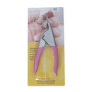 3-Way False Nail Tips Stand-Up Clipper Cutter Acrylic UV Gel Set Tool PINK