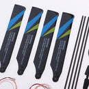 Replacement Parts Metal Motor,Plastic Gear,Rotor Blade Wings for Wltoys V911
