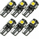 6X T10 Led Canbus Error Free 5 SMD Car Side Wedge light Bulb White 168 194 W5W^^