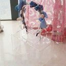 2 pieces Acrylic Headband Holder Hair Band Headgear Display Standard Holder