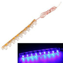 Car Motorcycle Blue 9 LEDs Strip Waterproof Light Bulb 12V