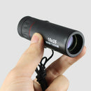 10X25 Hd Monocular Professional Telescope Focus Green Film Pocket Spyglass