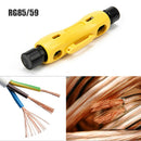 Coaxial Cable Crimper Pliers Electrical Crimping Tools Stripping Wire Cutters