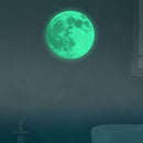 Creative Moon Luminous Wall Stickers Fluorescent Kids DIY Bedroom Decor(Medium)