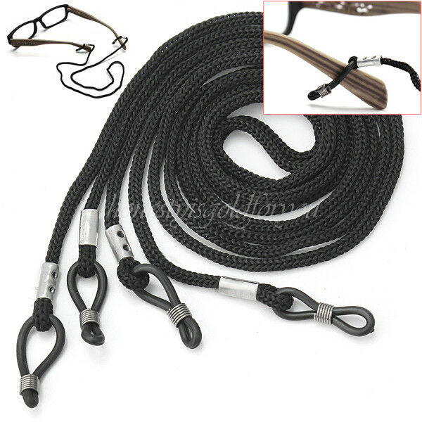 Adjustable Eyeglasses Neck Strap Cord Sunglasses String Lanyard Holder Black Hot